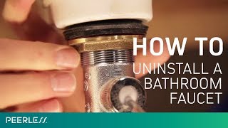 How to Remove a Bathroom Faucet [upl. by Campagna]