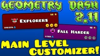 Geometry Dash Main Level Customizer 2113 [upl. by Renado133]