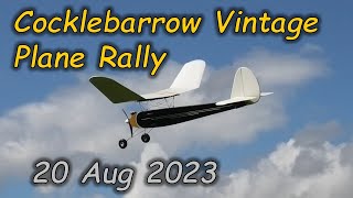 Cocklebarrow Vintage Model Plane Rally England  20 August 2023 [upl. by Nagyam]