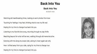 Back Into You [upl. by Yro]