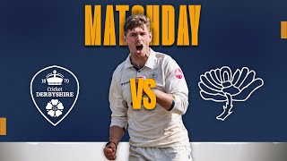 🔴 LIVE  Derbyshire vs Yorkshire Day One at Chesterfield [upl. by Rednijar]