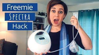 Freemie Cups with Spectra Pump Hack  Freemie VS Spectra [upl. by Jasisa]