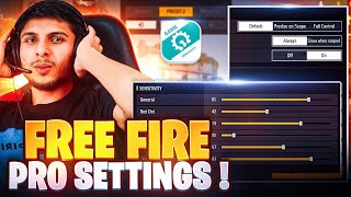 FREE FIRE  PRO SETTINGS  2023  FREE FIRE BEST AUTO HEADSHOT SENSITIVITY SETTINGS [upl. by Aciria852]