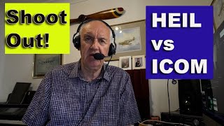 HeilPMD Headset vs Icom Hand Mic ShootOut [upl. by Ardnohsed]