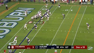 3 Alabama vs Auburn THRILLING Ending  2021 College Football [upl. by Eninnaej]