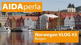 AIDAperla Norwegens Fjorde Vlog 3  Bergen [upl. by Anigar847]