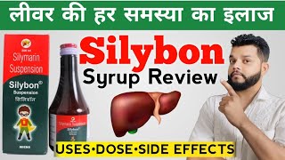 Silybon Syrup Review In Hindi  Silymarin Suspension Uses Dose amp Side Effects  Liver Tonic [upl. by Amary]