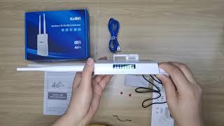 kuwfi outdoor 4G lte router for ip camerahow to setup [upl. by Maryrose]