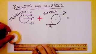 Rolling Without Slipping  A sticky adventure in rotation and translation  Doc Physics [upl. by Vachel]