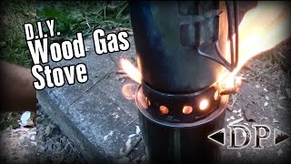 DIY Wood Gas Backpacking Stove [upl. by Dang]