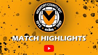 Newport County v Hartlepool United highlights [upl. by Isla]