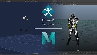 Low Cost Mocap Test Part 4 Brekel OpenVR Recorder To Maya [upl. by Dlareme]