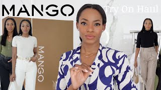 MANGO TRY ON HAUL  NEW IN PIECES [upl. by Grimona]