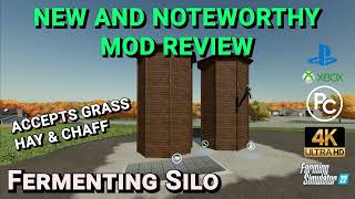 Fermenting Silo  Mod Review  Farming Simulator 22 [upl. by Nyliram]