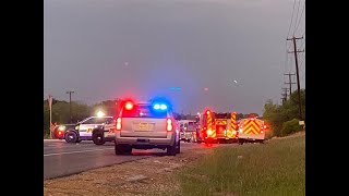 Police BCSO respond to major crash on Loop 1604 just South of San Antonio [upl. by Hook]