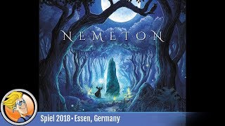 Nemeton — game overview at SPIEL 18 [upl. by Eeliram392]