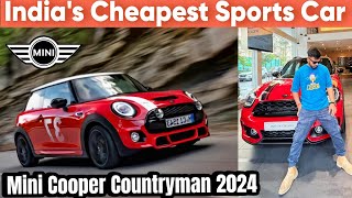 Mini cooper Countryman 2024  Test Drive  Indias Cheapest Sports car  Mini cooper Countryman [upl. by Melia645]