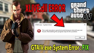 How to Fix Xlivedll Error in GTA 4 [upl. by Haimirej]