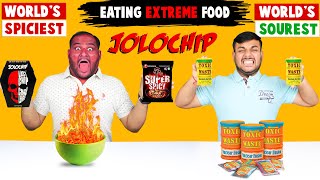 JOLOCHIP CHALLENGE  Super Spicy Korean Noodles Challenge  Sour Candy Challenge  Viwa Food World [upl. by Hepsibah509]