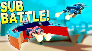 Underwater Battle with Submarines Armed with Cannons  Trailmakers Multiplayer [upl. by Koren]