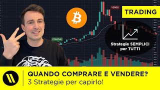 BITCOIN 3 STRATEGIE PRATICHE e SEMPLICI per sapere QUANDO COMPRARE E VENDERE [upl. by Bellamy746]