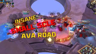 IS AVA ROAD REALLY DEAD INSANE SMALL SCALE PVP  Albion Online [upl. by Hacim]