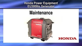 EU3000iS Generator Maintenance [upl. by Watson556]