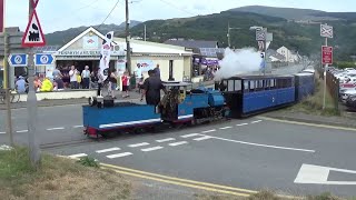 Barmouth Wales 2022A Ride on and Views of The Fairbourne Narrow Gauge Steam Railway [upl. by Nosnirb]