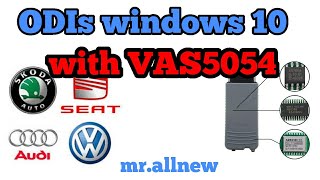 How to Use VAS5054A on Windows 10 pro version of Odis service and engineering  vas5054 windows 10 [upl. by Imij]