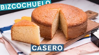 Como Preparar Bizcochuelo Casero 🍰 [upl. by Hamirak]