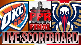 Pelicans vs Thunder LIVE Scoreboard [upl. by Acino]