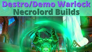 Necrolord Warlock Builds  Shadowlands  Destruction  Demonology  PvP [upl. by Haeel]