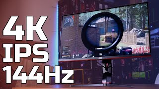 CHEAP 4K 144Hz Gaming Monitor  AOC U28G2X Review [upl. by Lessur]