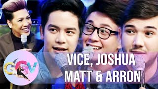 Vice compliments the acting skills of Joshua Matt and Arron  GGV [upl. by Holihs287]