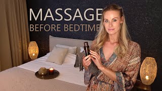 CLOSEUP ASMR  Relaxing Massage amp Personal Attention before Bedtime [upl. by Lupe843]