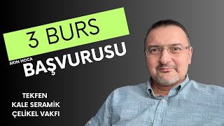 SEÇTİĞİM 3 BURS VEREN KURUM AYLIK 4000₺ BURS BAŞVURUSUNU YAPABİLİRİSİNİZ BURS LİNKİ BIRAKTIM [upl. by Yrbua]