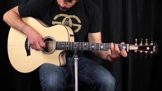 Taylor Custom 8string Baritone  How does it sound [upl. by Gillett255]