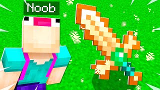 NOOB Crafts 1000000 MASTER GOD Sword in Minecraft [upl. by Wareing]