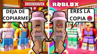 COPIANDO PERSONAS en 🏡 BROOKHAVEN 🤣👩 [upl. by Yemerej]