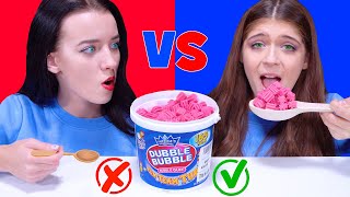 ASMR Big VS Small Spoon Food Challenge by LILIBU [upl. by Eeclehc]