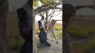 Ek Krishna bhakt aur police 🚨🚩जय श्री कृष्णाkrishna police bhakti bhajan shortvideo [upl. by Julietta]