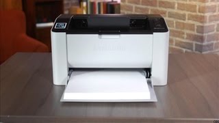 Samsung SLM2020W Printer review A bitesized monochrome laser with NFC connectivity [upl. by Suellen725]