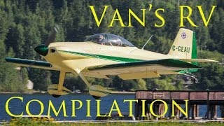 Vans RV Aircraft Kit Plane Compilation [upl. by Neimad]