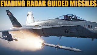 Combat Evading Lethal Range Radar Guided Missiles Tutorial  DCS WORLD [upl. by Aioj]