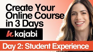 Create Engaging Student Experiences with Kajabi  Kajabi StepbyStep Guide Challenge Day 2 [upl. by Enttirb822]