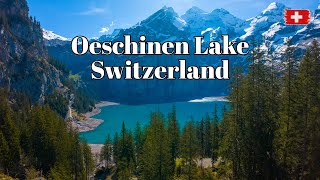 🇨🇭 Oeschinen Lake Switzerland Hiking Adventure to the Turquoise Waters of Oeschinensee in the Alps [upl. by Dickson]