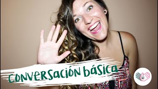 Conversación básica  Clases Lengua de signos ES [upl. by Dorise]