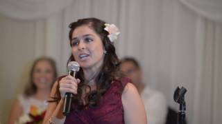 Maid of Honor Wedding Toast  Speech for Sister [upl. by Hank]