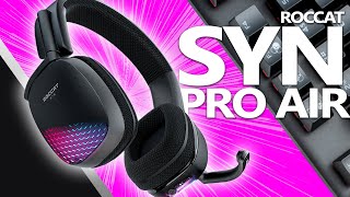 Roccat Syn Pro Air Wireless Gaming Headset Review and Mic Test [upl. by Suivart]