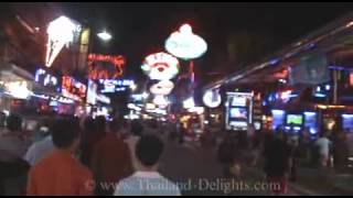 Walking Street at Night Pattaya Chon Buri Province Thailand 1 [upl. by Sal296]